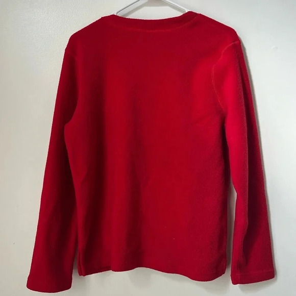 Premier International Fleece Holiday Button Down Cardigan - Picture 2 of 5